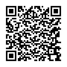 QR-koodi puhelinnumerolle +12167698352