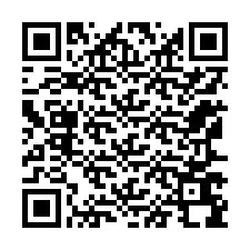 QR код за телефонен номер +12167698357