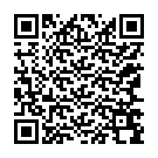 QR-код для номера телефона +12167698628