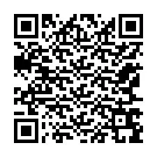 Codice QR per il numero di telefono +12167699437