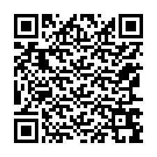 Codice QR per il numero di telefono +12167699443