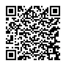 Código QR para número de teléfono +12167699714