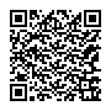 Código QR para número de teléfono +12167761025