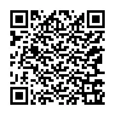 QR Code สำหรับหมายเลขโทรศัพท์ +12167761028