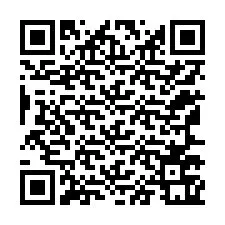 Código QR para número de teléfono +12167761714