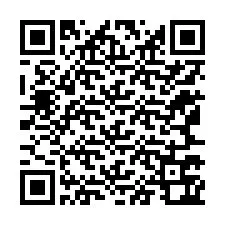 Código QR para número de teléfono +12167762022