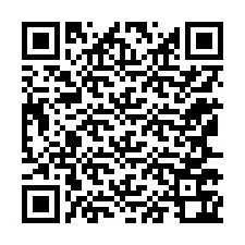 QR код за телефонен номер +12167762376