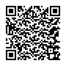 QR-код для номера телефона +12167762627