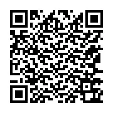 QR Code สำหรับหมายเลขโทรศัพท์ +12167762636