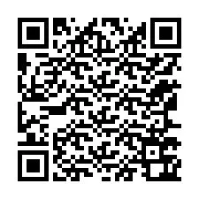 Código QR para número de teléfono +12167762646