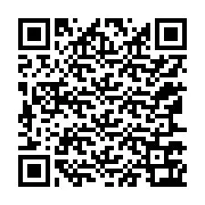 Código QR para número de teléfono +12167763048