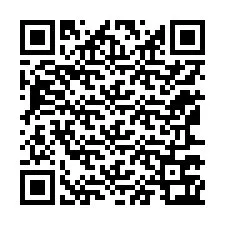 Código QR para número de teléfono +12167763056