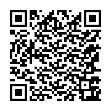 Codice QR per il numero di telefono +12167763076