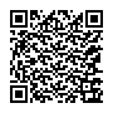 Codice QR per il numero di telefono +12167763078