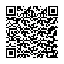 Codice QR per il numero di telefono +12167763235