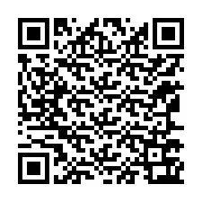 Código QR para número de telefone +12167763242