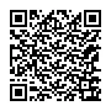 Codice QR per il numero di telefono +12167763255