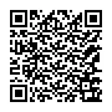 Código QR para número de telefone +12167763561