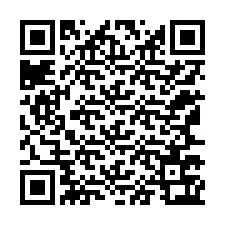 Código QR para número de teléfono +12167763564