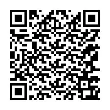 QR-код для номера телефона +12167763572