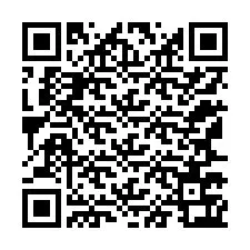 Código QR para número de telefone +12167763574