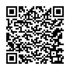 QR код за телефонен номер +12167763577