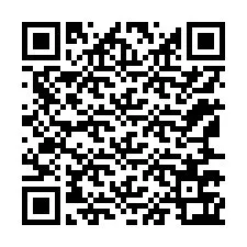 Código QR para número de teléfono +12167763581