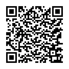 Código QR para número de teléfono +12167763584