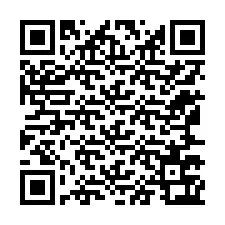 QR-koodi puhelinnumerolle +12167763586