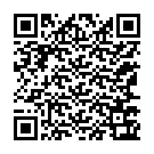 Código QR para número de teléfono +12167763594