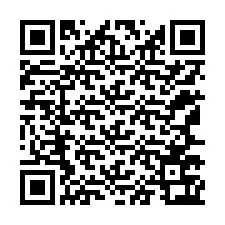 Código QR para número de teléfono +12167763760