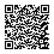 Codice QR per il numero di telefono +12167763761