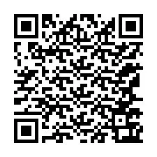 QR-koodi puhelinnumerolle +12167763774