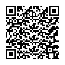 Código QR para número de teléfono +12167764111