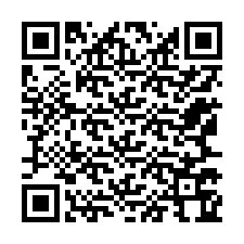 QR-код для номера телефона +12167764127