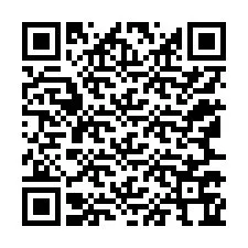 Código QR para número de telefone +12167764128