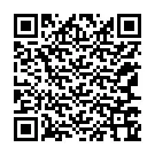 QR код за телефонен номер +12167764130