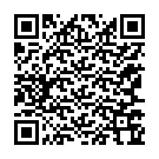 QR-koodi puhelinnumerolle +12167764132