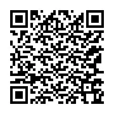 QR код за телефонен номер +12167764134