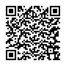 QR-koodi puhelinnumerolle +12167764622