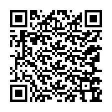 Codice QR per il numero di telefono +12167764628