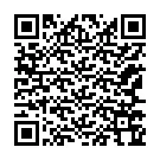 QR Code สำหรับหมายเลขโทรศัพท์ +12167764635