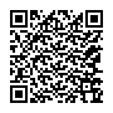 Codice QR per il numero di telefono +12167764639