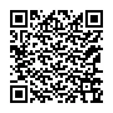 QR Code สำหรับหมายเลขโทรศัพท์ +12167764641