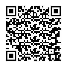 Codice QR per il numero di telefono +12167765102