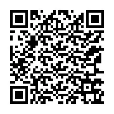 Código QR para número de teléfono +12167765404