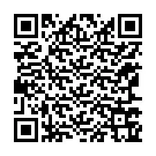 QR kód a telefonszámhoz +12167765412