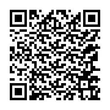 Codice QR per il numero di telefono +12167765758