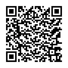 Codice QR per il numero di telefono +12167765841