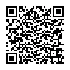 Código QR para número de teléfono +12167765842